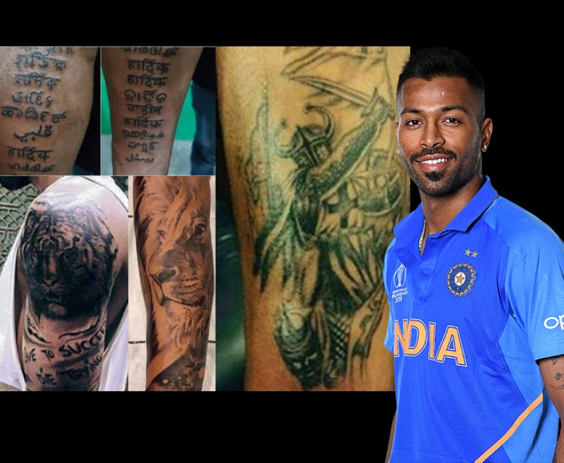 CHECK OUT HARDIK PANDYA'S AMAZING TATTOOS AND THE HIDDEN MEANINGS