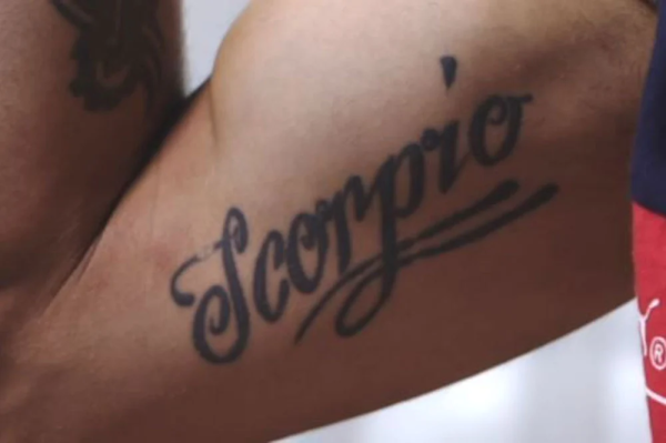 virat kohli Scorpion tattoo
