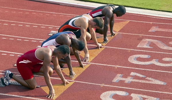 What are field events in athletics?